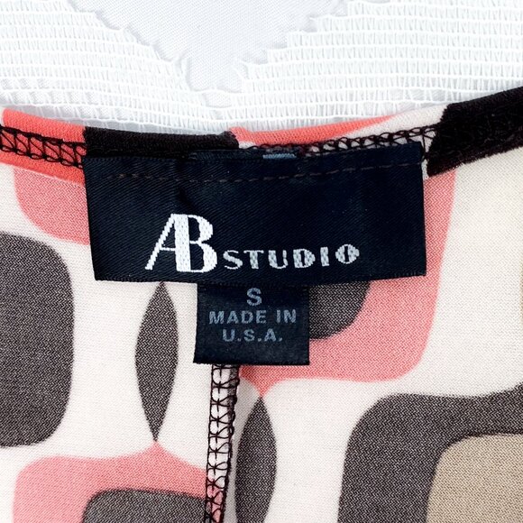 Vintage AB Studio Women's Wrap Dress Made In USA - Picture 6 of 13